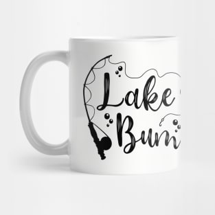 Lake Bum Camping Fishing Cute Funny Mug